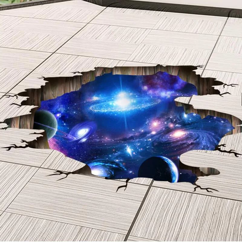 Creative 3D Universe Galaxy naklejki ścienne