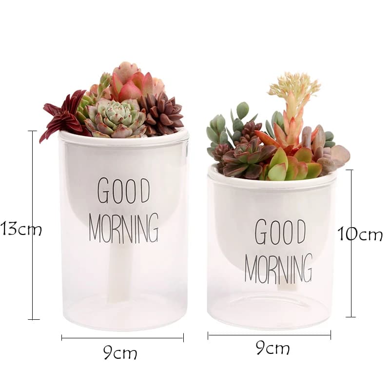 1pc automatyczne nawadnianie doniczka ceramiczna