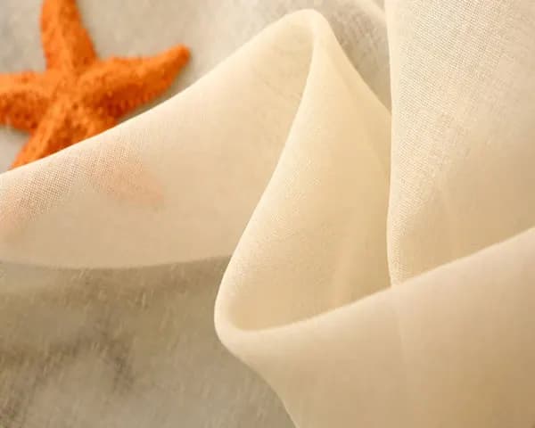 Organza zasłony do salonu jednolite kolory