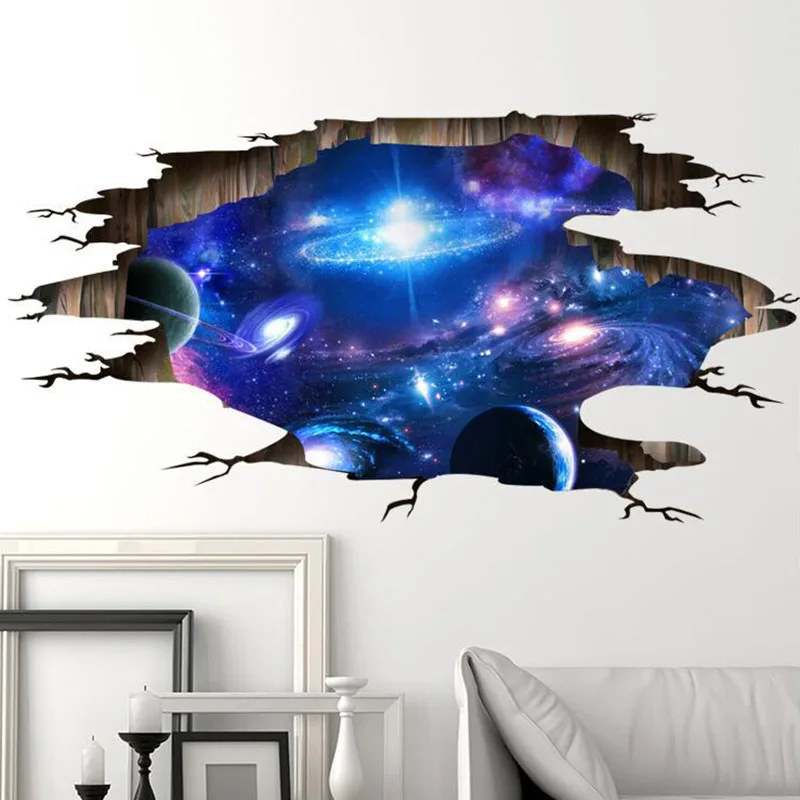 Wszechświat Galaxy naklejki ścienne do sufitu