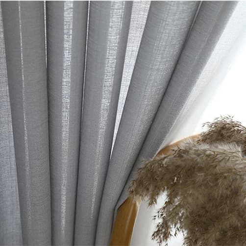 Biały Sheer zasłony Home Decor haftowany tiul