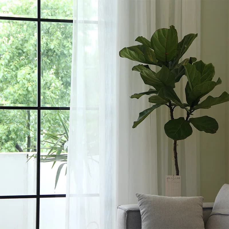 Biały Sheer zasłony Home Decor haftowany tiul tkanina styl skandynawski