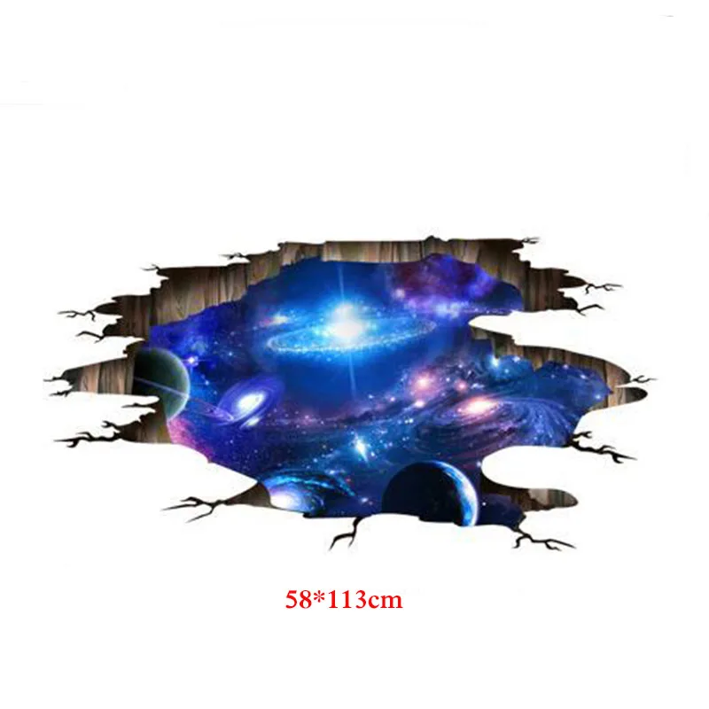 Creative 3D Universe Galaxy naklejki ścienne