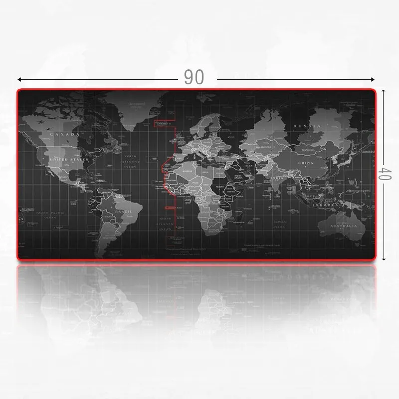 Mapa świata bardzo duża podkładka pod mysz