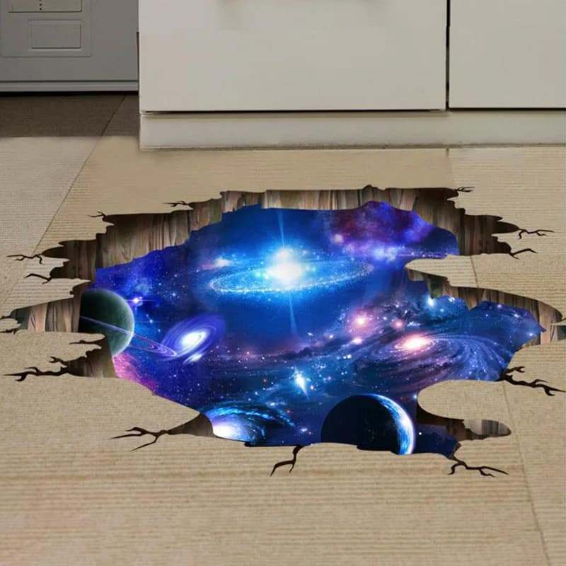 Creative 3D Universe Galaxy naklejki ścienne