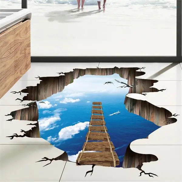 Nowe 3D naklejki podłogowe