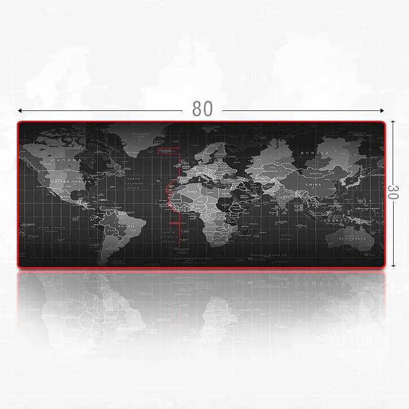 Mapa świata bardzo duża podkładka pod mysz