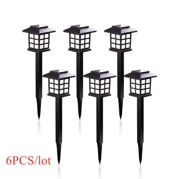 2/4/6/8 sztuk Led Solar oświetlenie ścieżki wodoodporna zewnętrzna lampa solarna
