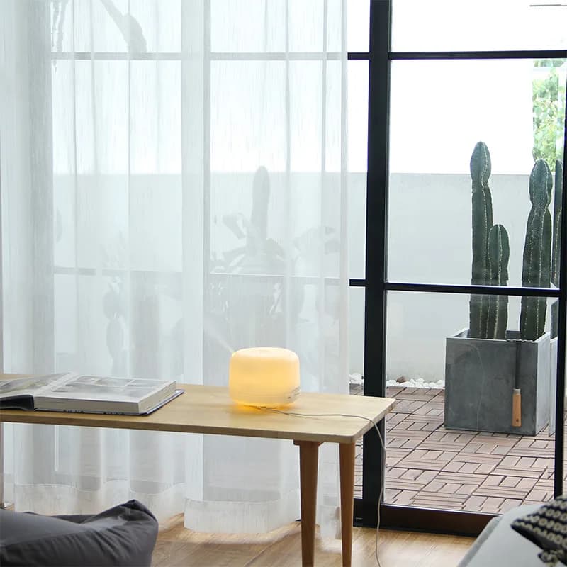 Biały Sheer zasłony Home Decor haftowany tiul tkanina styl skandynawski