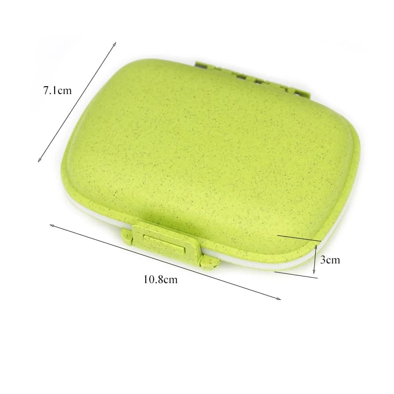 8 przegród organizer pojemnik na tabletki