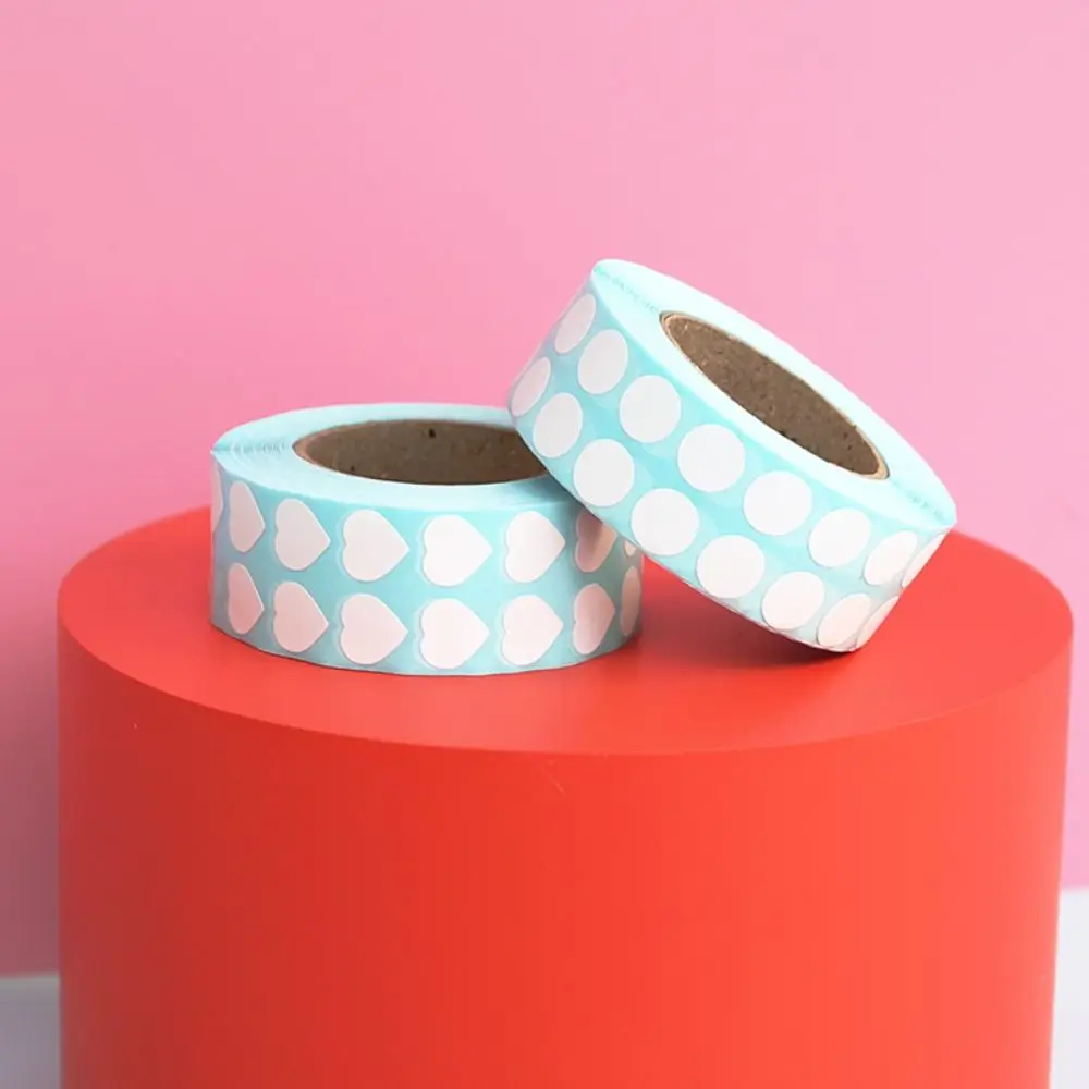 Samoprzylepne etykiety papierowe na rolce – białe naklejki do opisywania