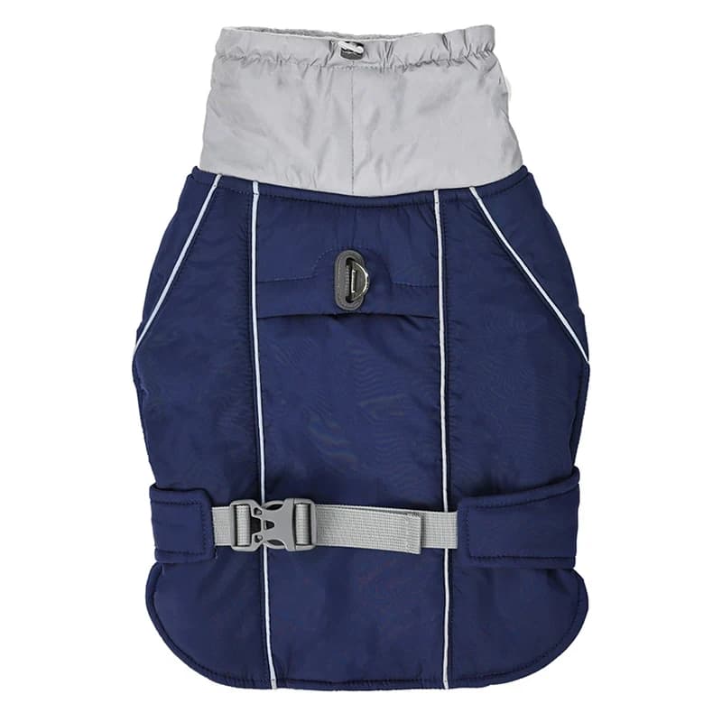 Zimowa kurtka dla psa z odblaskami – wodoodporna, ocieplana, lekka | S–3XL