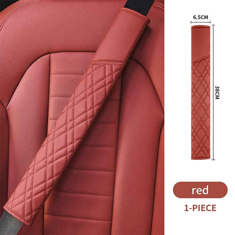 Skórzana osłona na pas bezpieczeństwa do auta – komfortowy ochraniacz pasa