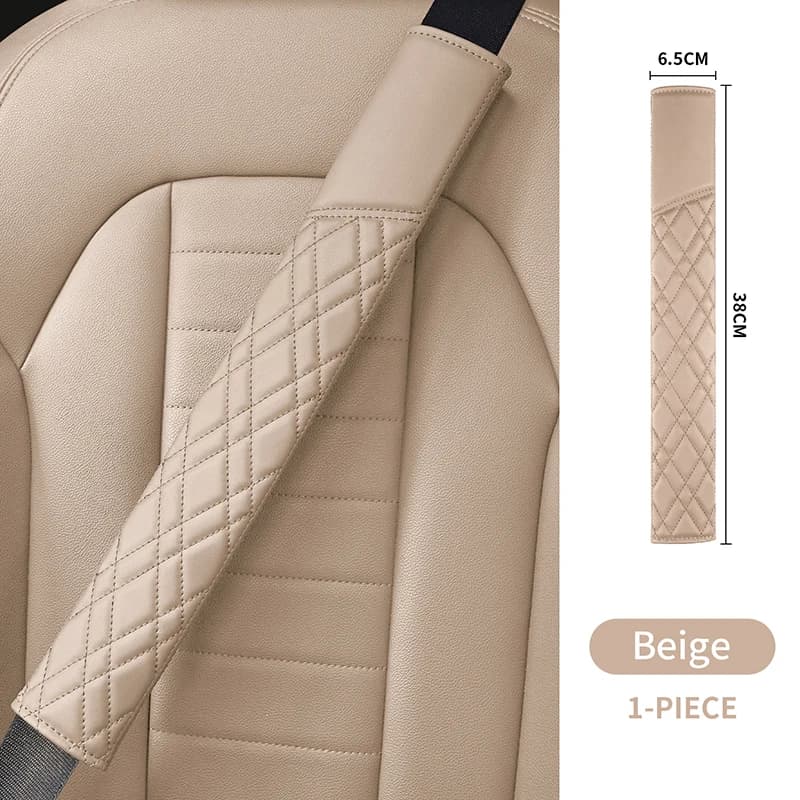 Skórzana osłona na pas bezpieczeństwa do auta – komfortowy ochraniacz pasa