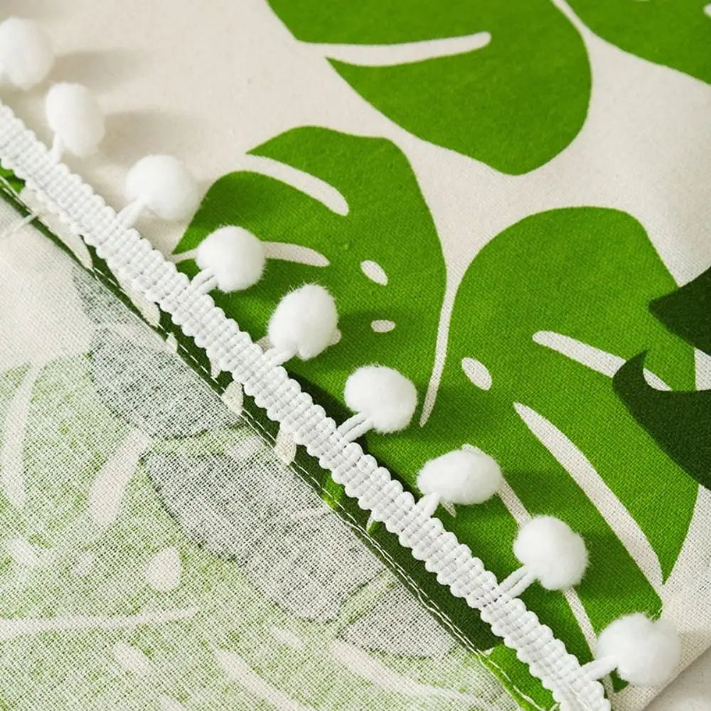 Dekoracyjny pokrowiec przeciwkurzowy na kuchenkę mikrofalową, pralkę – liście tropikalne, styl nordic