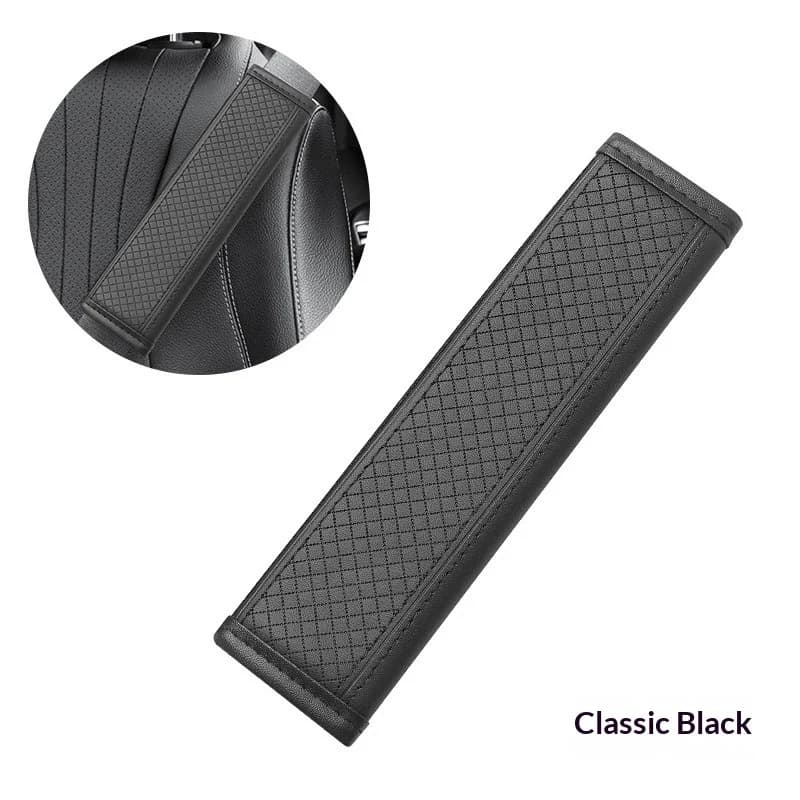 Osłona na pas bezpieczeństwa do auta – miękki ochraniacz pasa skórzany