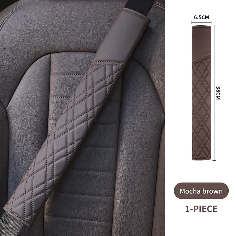 Skórzana osłona na pas bezpieczeństwa do auta – komfortowy ochraniacz pasa