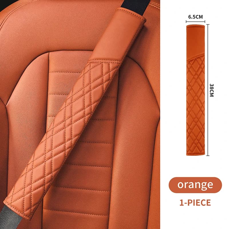 Skórzana osłona na pas bezpieczeństwa do auta – komfortowy ochraniacz pasa