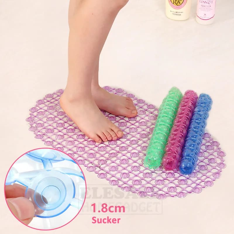 Nowa 37cm * 66cm pcv antypoślizgowa mata do kąpieli z przyssawką