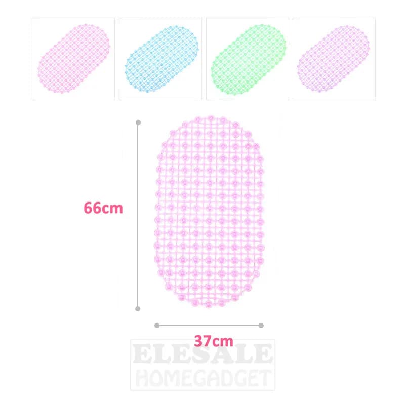 Nowa 37cm * 66cm pcv antypoślizgowa mata do kąpieli z przyssawką