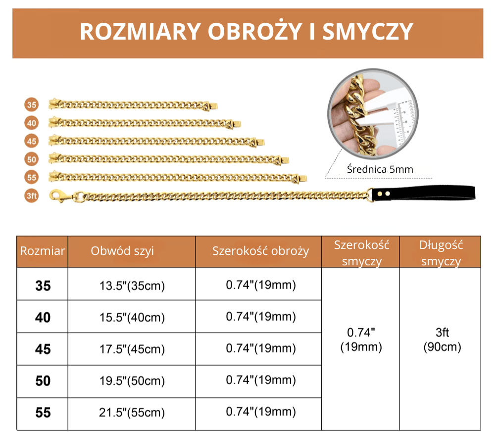 304 stal nierdzewna stalowy łańcuch dla psa obroża / smycz Super silny pies