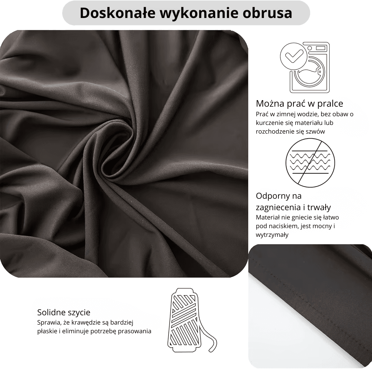 Spandexowy Obrus Elastyczny na Prostokątny Stół