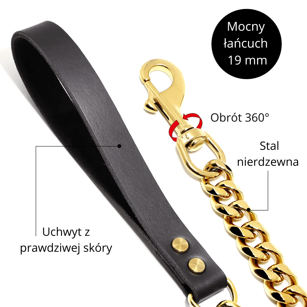 304 stal nierdzewna stalowy łańcuch dla psa obroża / smycz Super silny pies