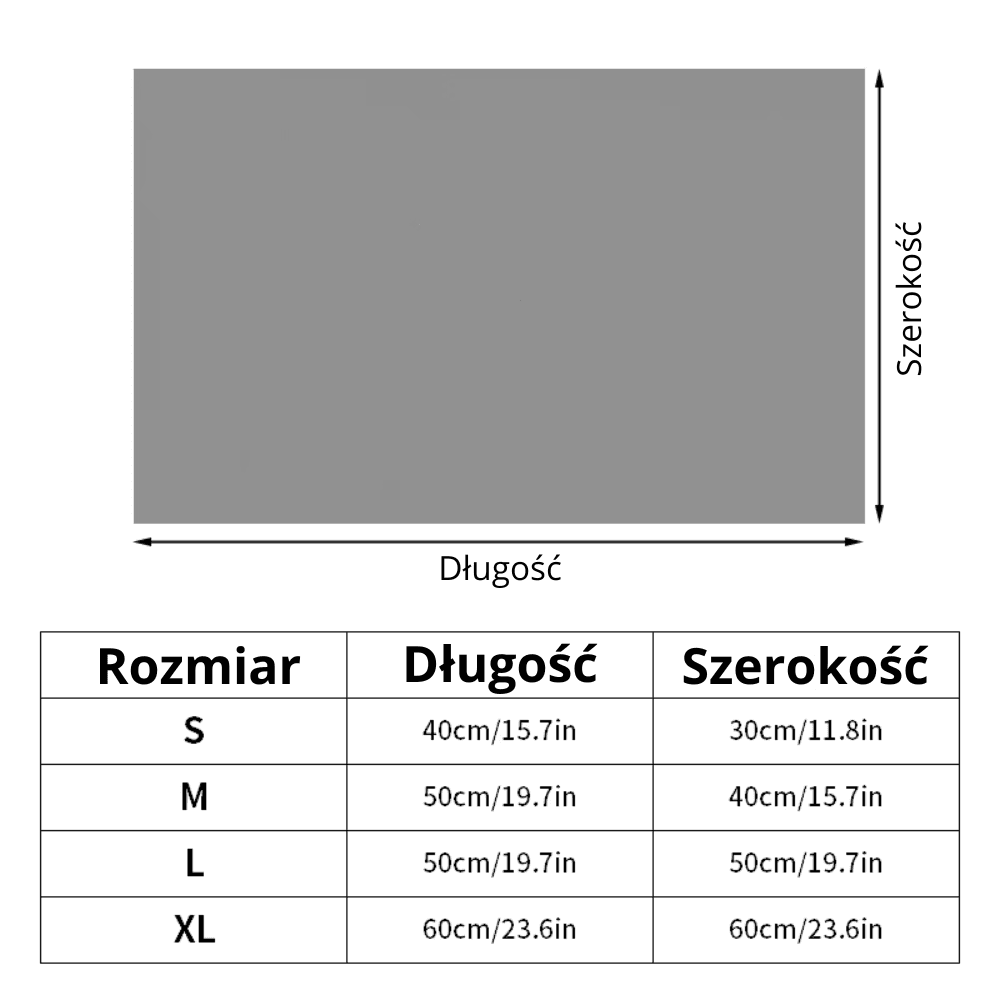 Wielokrotnego Użytku Mata Ochronna – Wodoodporna i Antypoślizgowa Mata do Pralki, Piekarnika, Mikrofalówki i Stołów