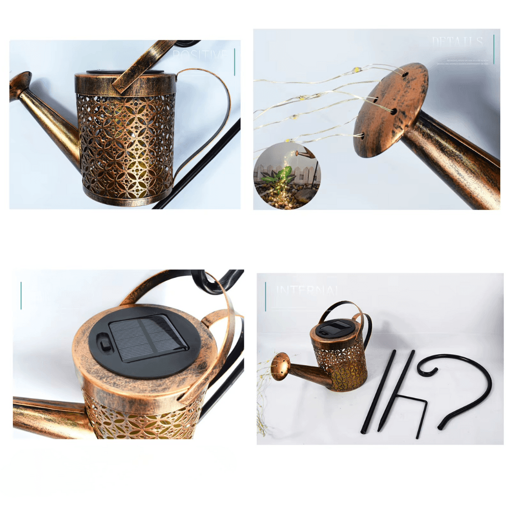 Lampa Ogrodowa LED w Kształcie Konewki – Magia Światła w Twoim Ogrodzie